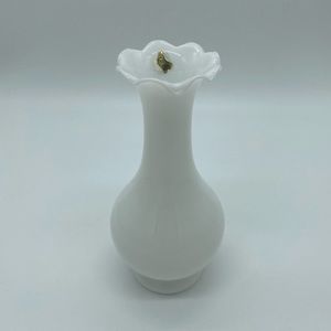 Westmoreland milk glass vase